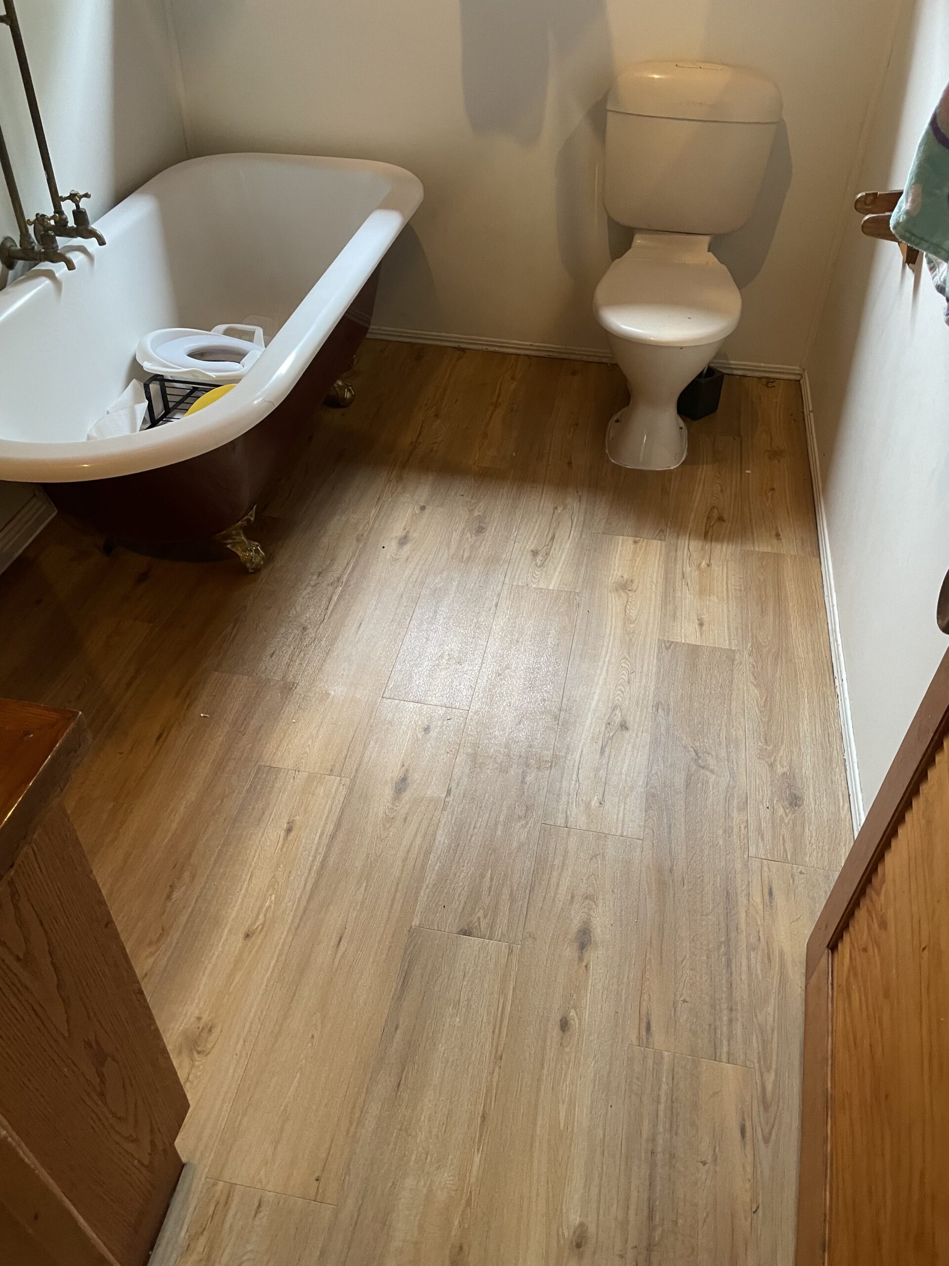 Completed bathroom repairs